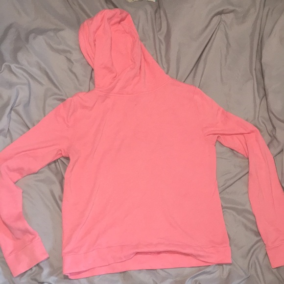 Coral Hollister hoodie size medium - Picture 3 of 4